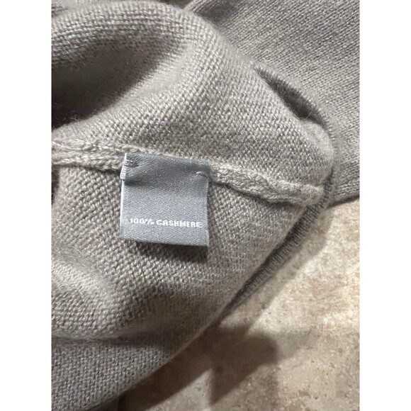 Neiman Marcus Sweater Womens Small Grey 100% Cashmere Long Sleeve Crew Neck - Picture 4 of 5